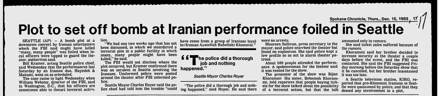 Spokane Chronical Dec 15 1983